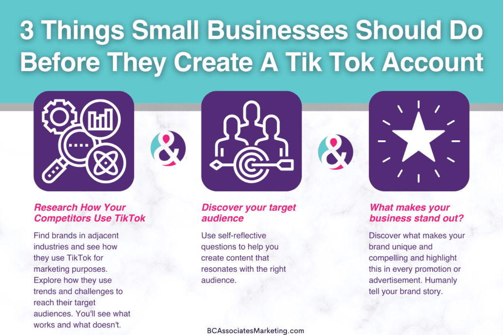 3 things small businesses should do before starting a TikTok account