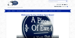 A Piece Of Ewe Website Interface