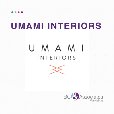 BC & Associates Marketing. Small Business Marketing Agency. Retail marketing for Umami Interiors Home and gift retail store and e-commerce website
