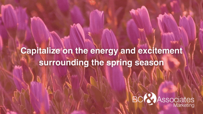 Capitalize on the energy and excitement surrounding the spring season blog graphic