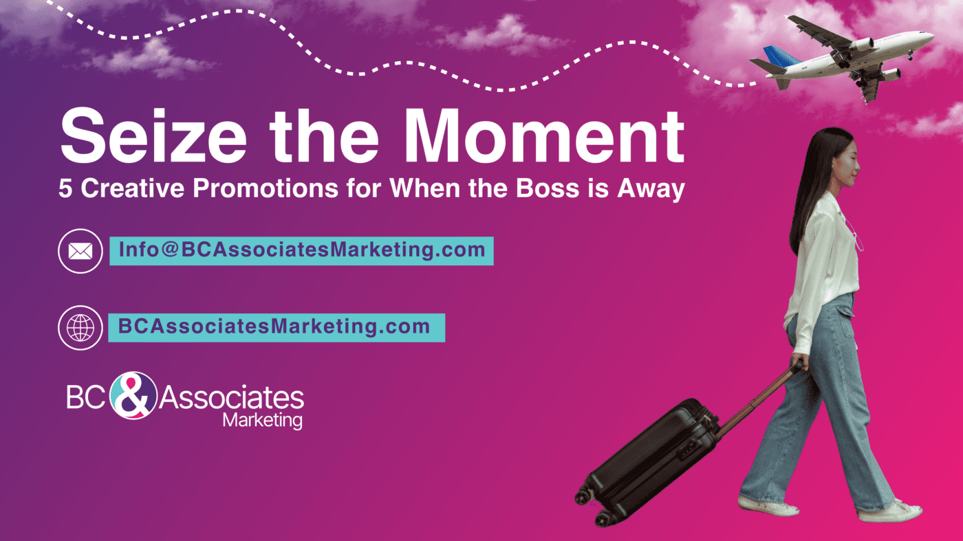 Boss is away promotions blog